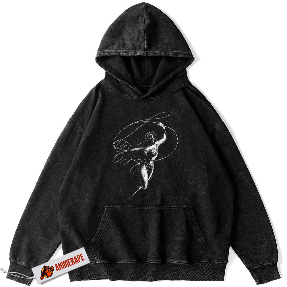 Wonder Woman Vintage Hoodie, DC Comics Apparel for Fans